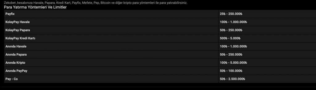 Zekobet Para Yatırma 1 Zekobet Para Yatırma